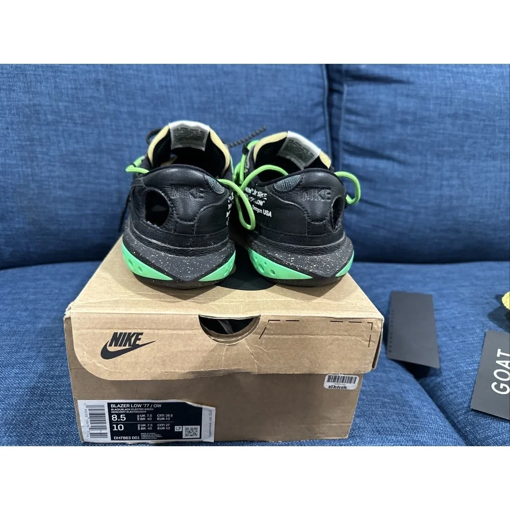 Off-White x Nike Blazer Low Black-Brand Size 8.5